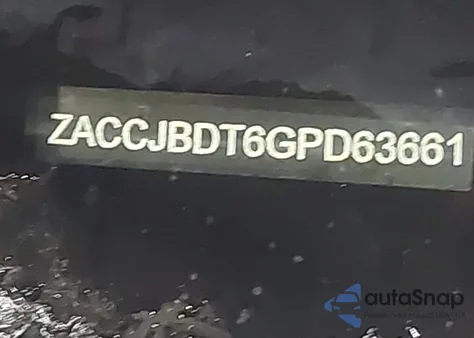 2016 Jeep Renegade Limited from USA, damaged, VIN ZACCJBDT6GPD63661